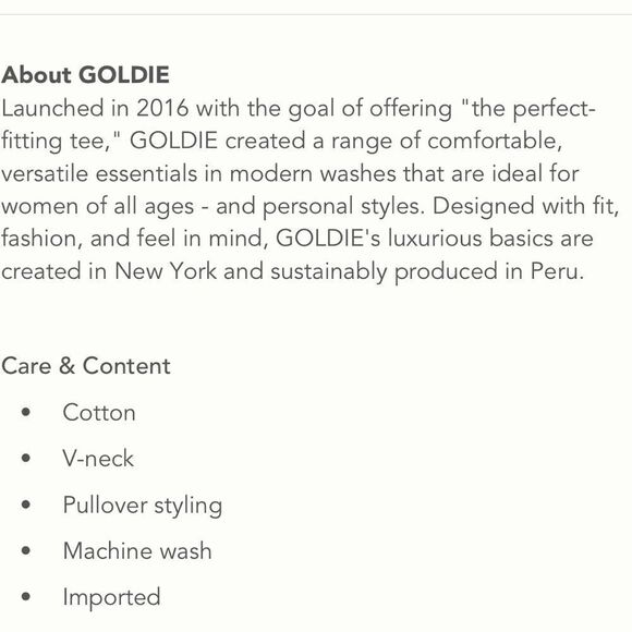 Agolde T shirt Womens size Medium V Neck stars Pima Cotton essential Casual - Picture 13 of 13